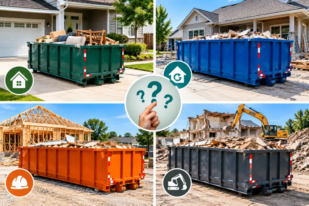 Not sure which dumpster size you need in Hobart