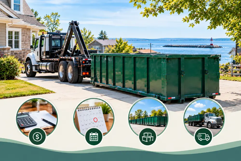 Why choose us for dumpster rental in Algoma